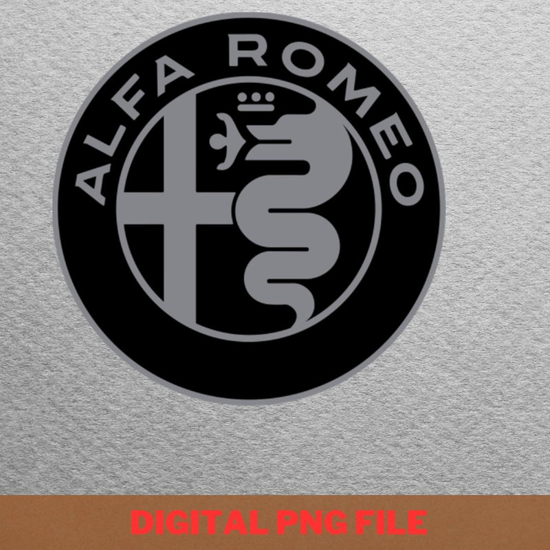 Alfa Romeo Modern Logo - Gta Immersive Storytelling PNG, Gta PNG, Vice City Digital Png Files.jpg