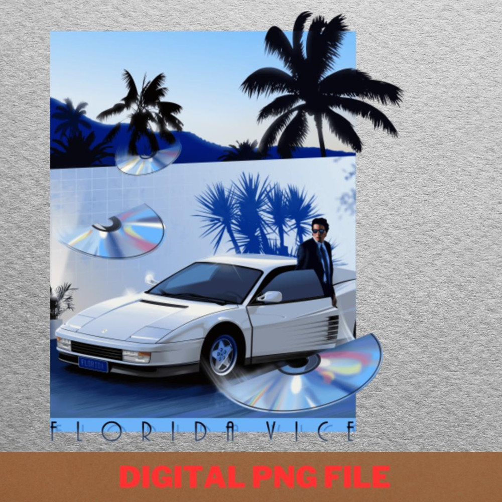 Florida Vice - Gta Seamless Transitions PNG, Gta PNG, Vice City Digital Png Files.jpg