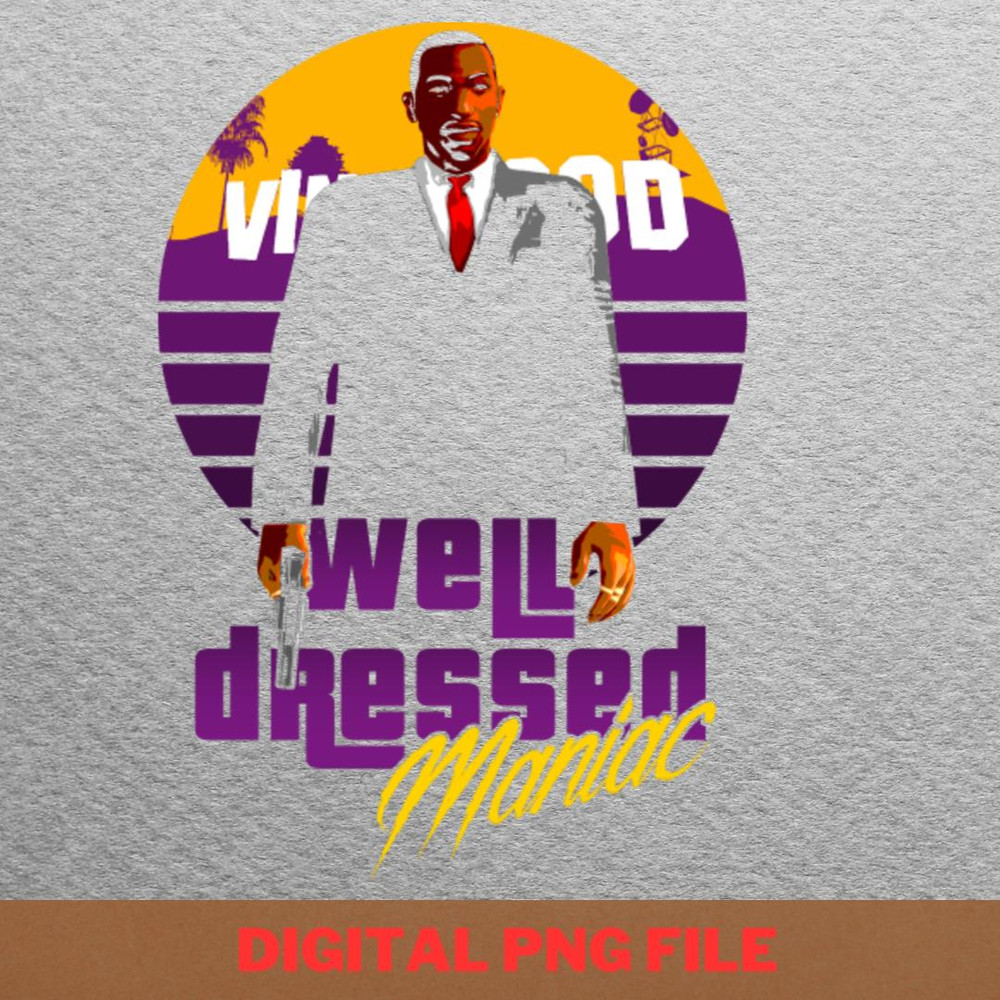 Gta Cj Well Dressed Maniac - Gta Captivating Narratives PNG, Gta PNG, Vice City Digital Png Files.jpg