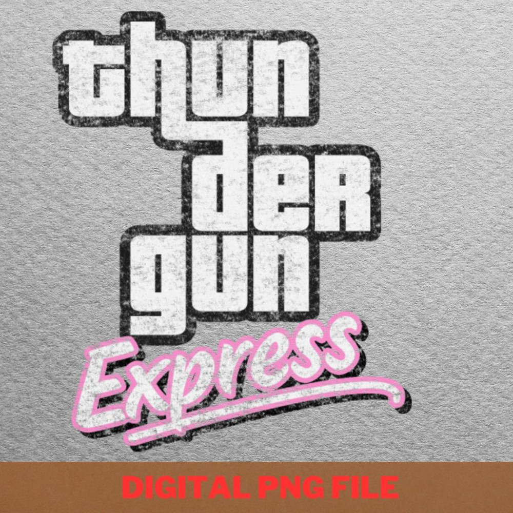 Thunder Gun Express - Gta Endless Exploration PNG, Gta PNG, Vice City Digital Png Files.jpg