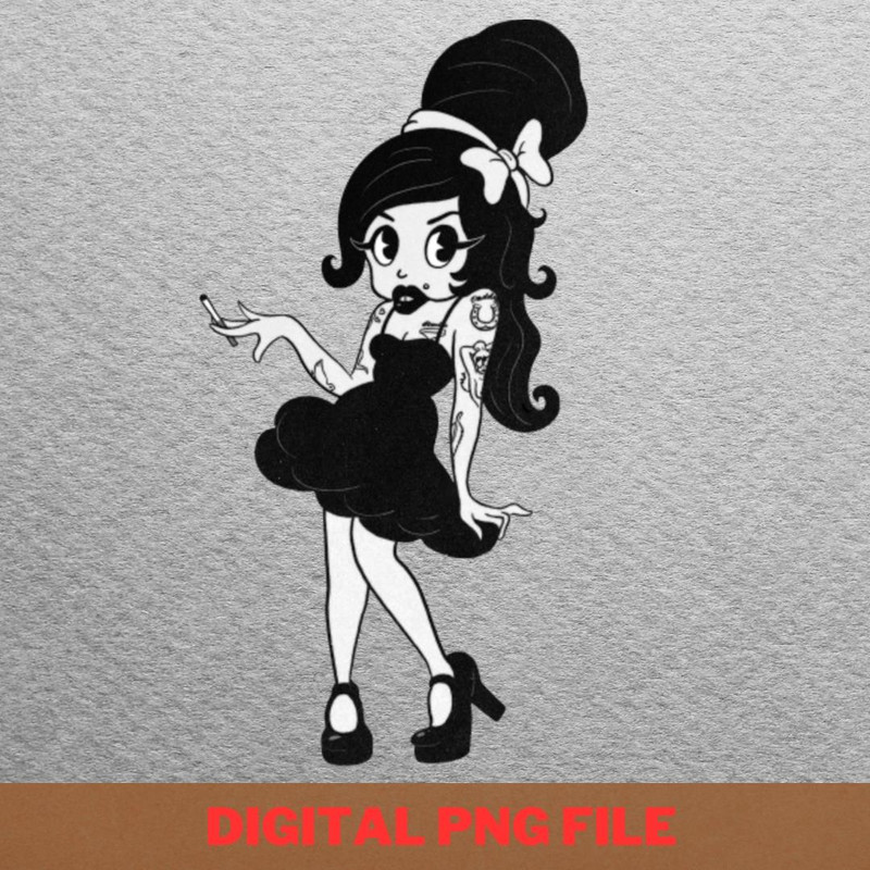 Amy In 1930S Rubberhose - Cuphead Dicey Deals PNG, Cuphead PNG, Cartoon Digital Png Files.jpg