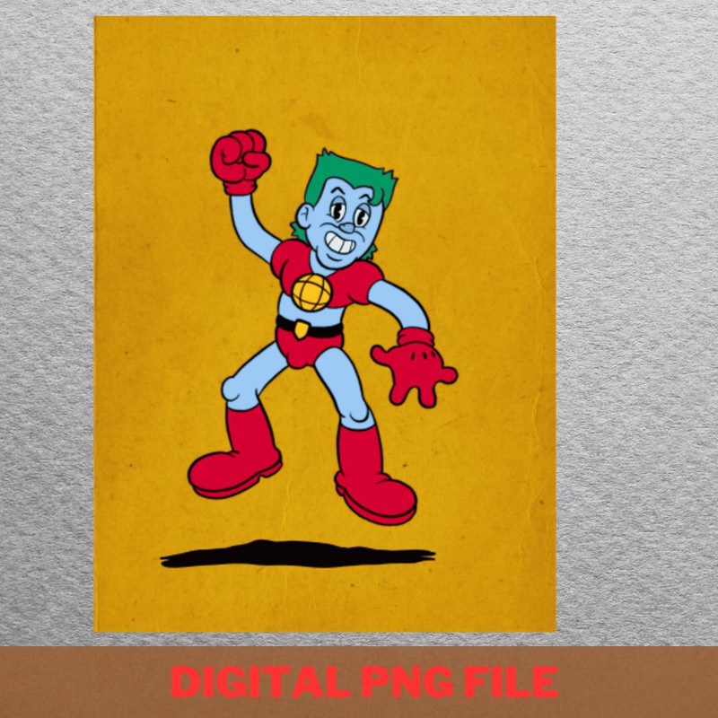 Captain Planet - Cuphead Legendary Levels PNG, Cuphead PNG, Cartoon Digital Png Files.jpg