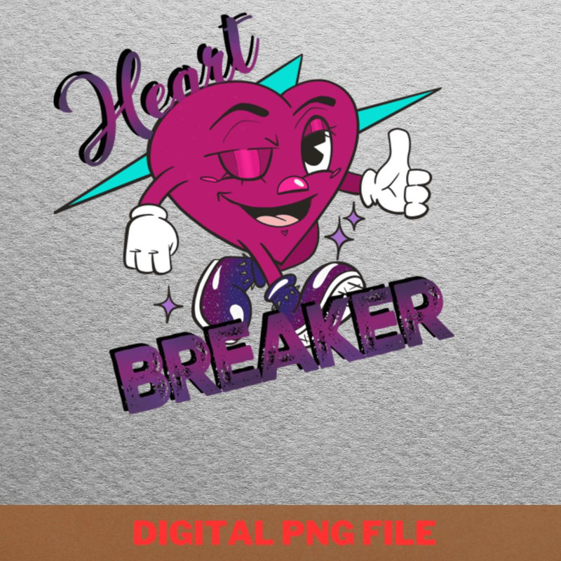 Heart Breaker Vintage - Cuphead Obstinate Obstacles PNG, Cuphead PNG, Cartoon Digital Png Files.jpg