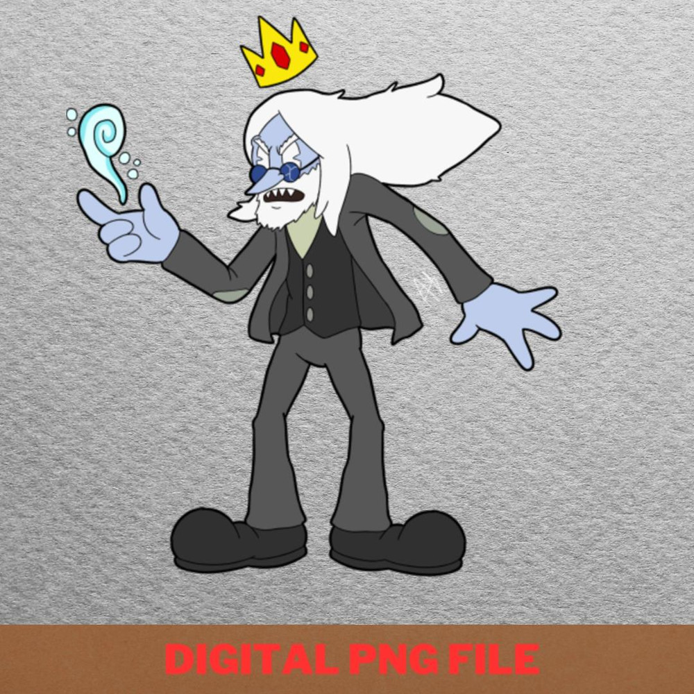 Ice King And Stickers - Cuphead Regal Races PNG, Cuphead PNG, Cartoon Digital Png Files.jpg