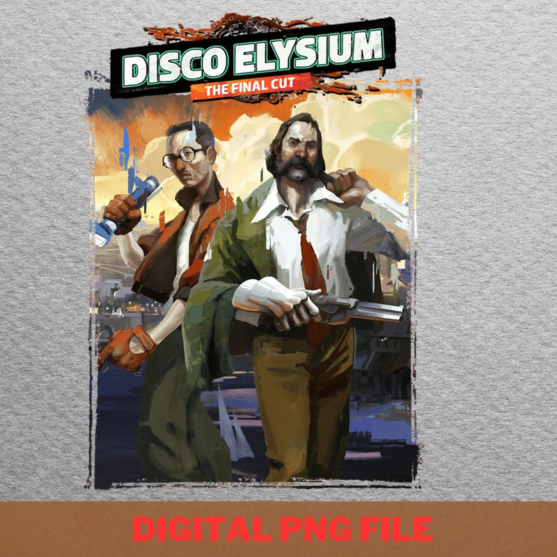 Disco Elysium Dreamlike Worlds PNG, Disco Elysium PNG, Kim Kitsuragi Digital Png Files.jpg