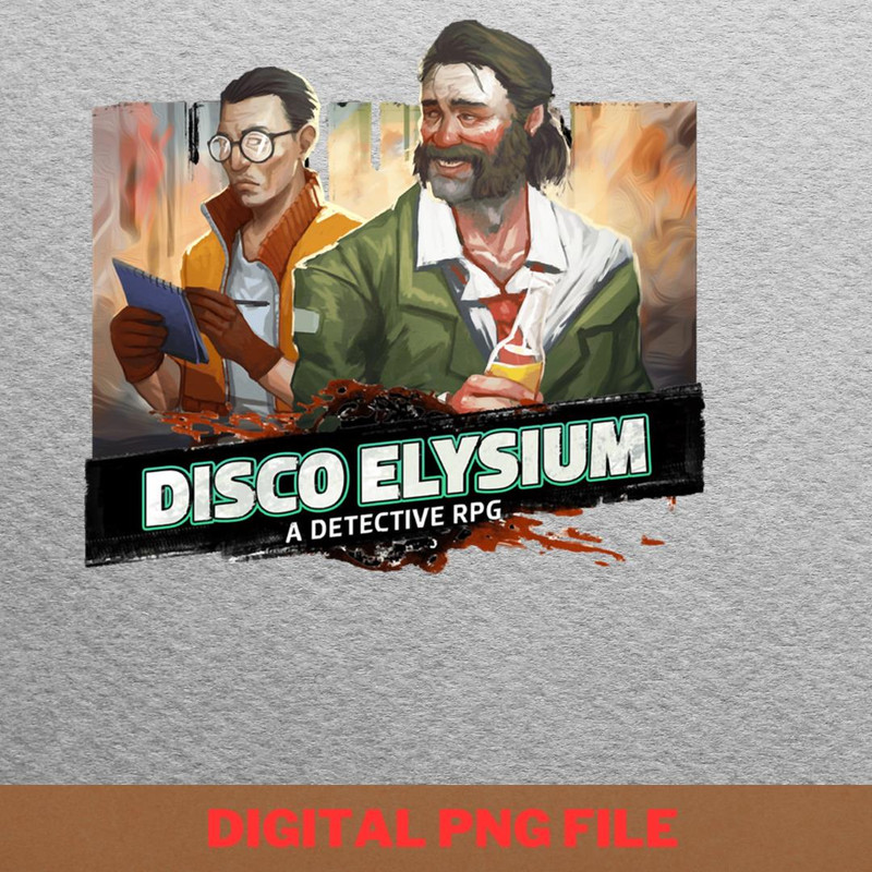 Disco Elysium Emotional Narratives PNG, Disco Elysium PNG, Kim Kitsuragi Digital Png Files.jpg