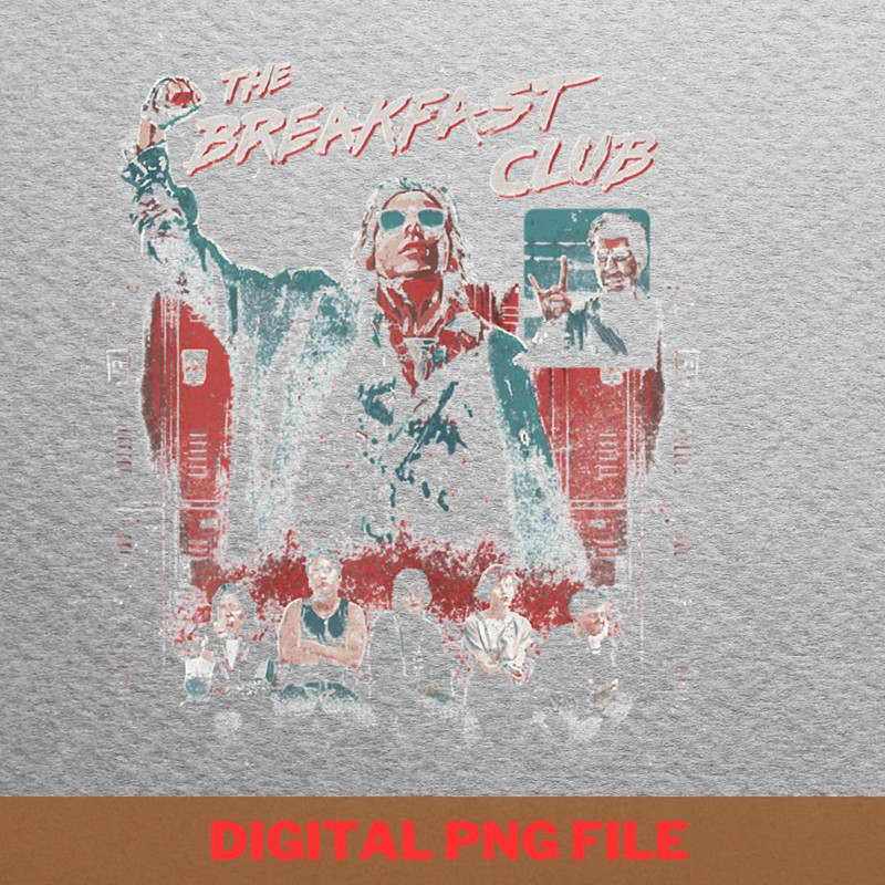 The Breakfast Club Drama PNG, Breakfast Club PNG, John Hughes Digital Png Files.jpg