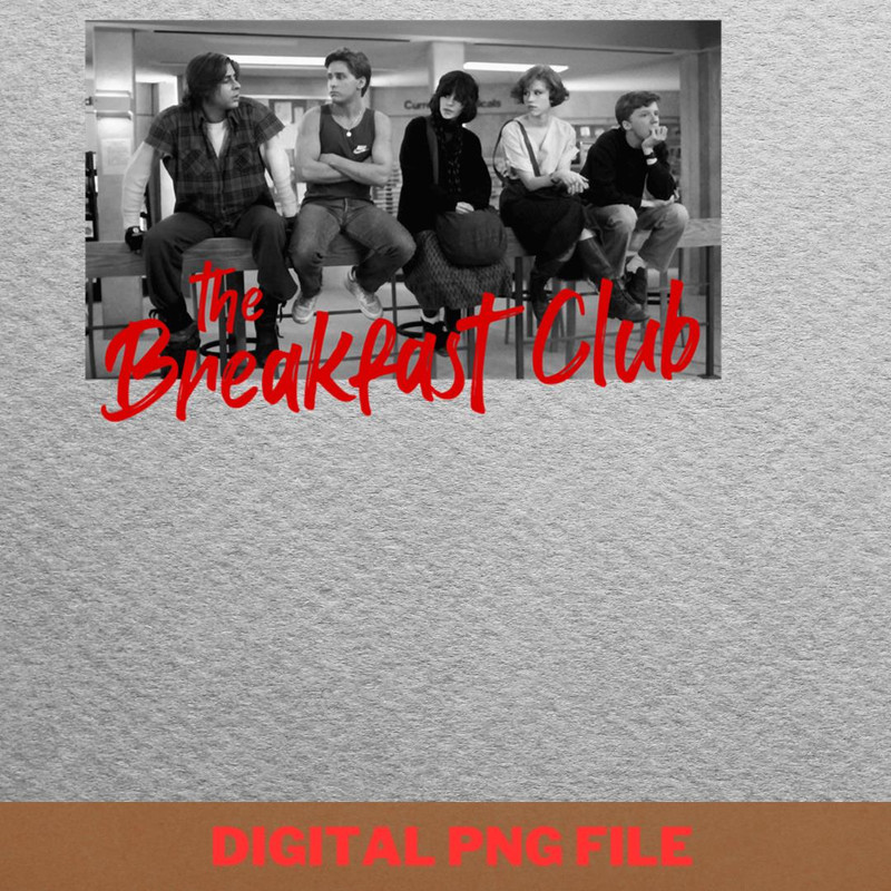 The Breakfast Club Empowerment PNG, Breakfast Club PNG, John Hughes Digital Png Files.jpg