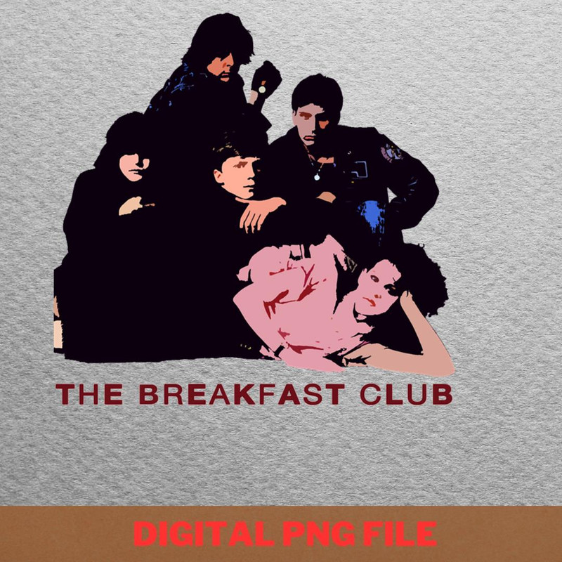The Breakfast Club History PNG, Breakfast Club PNG, John Hughes Digital Png Files.jpg