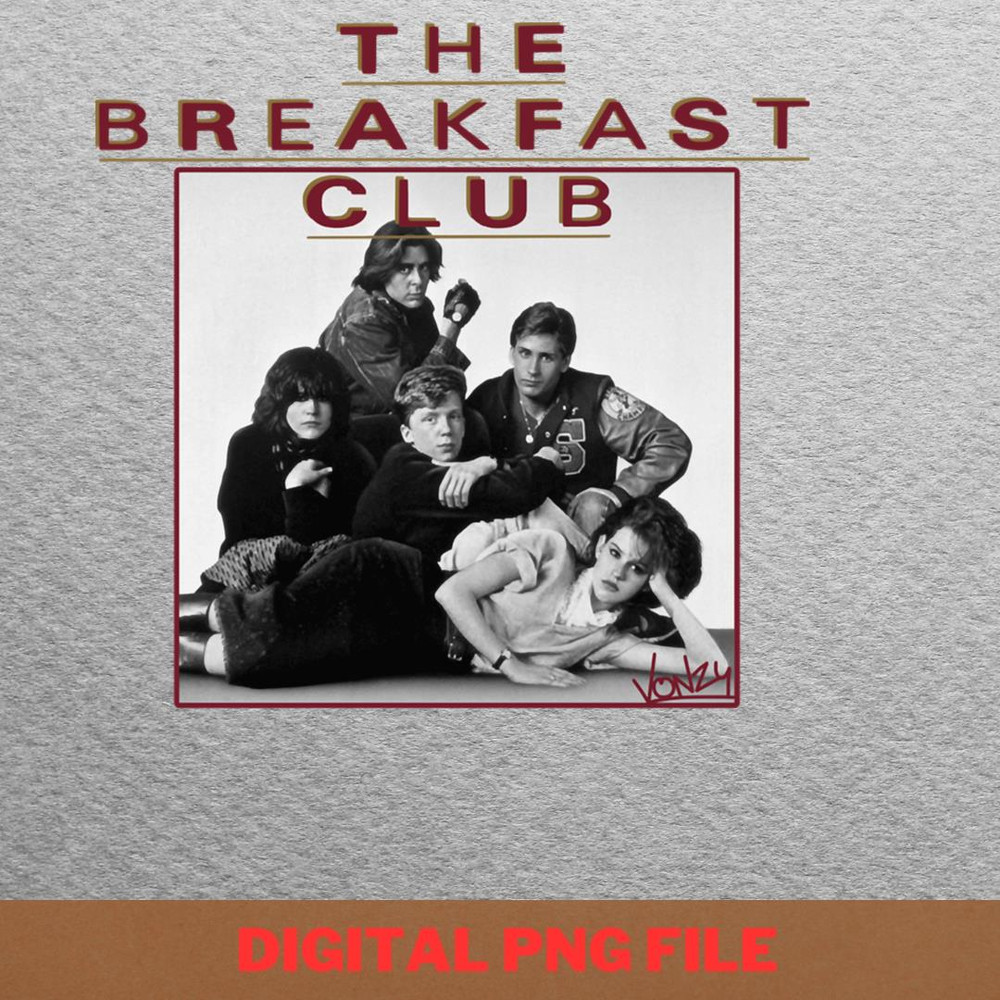 The Breakfast Club Life PNG, Breakfast Club PNG, John Hughes Digital Png Files.jpg