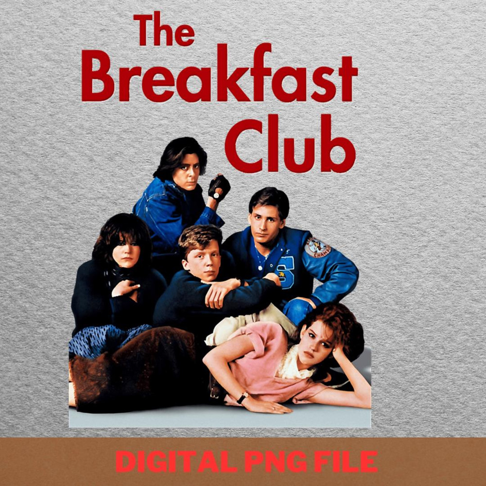 The Breakfast Club Stars PNG, Breakfast Club PNG, John Hughes Digital Png Files.jpg