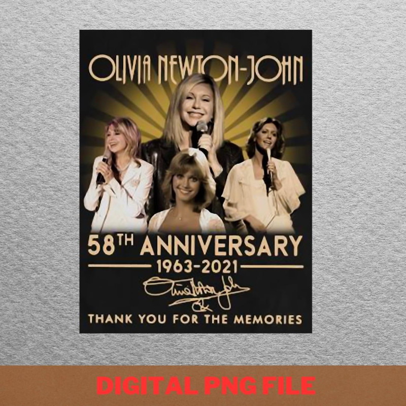 Iconic Hits By Olivia Newton John PNG, Olivia Newton John PNG, John Travolta Digital Png Files.jpg