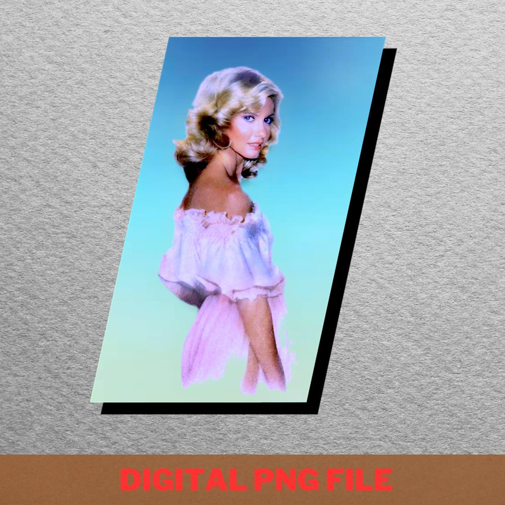 Olivia Newton John Beach PNG, Olivia Newton John PNG, John Travolta Digital Png Files.jpg