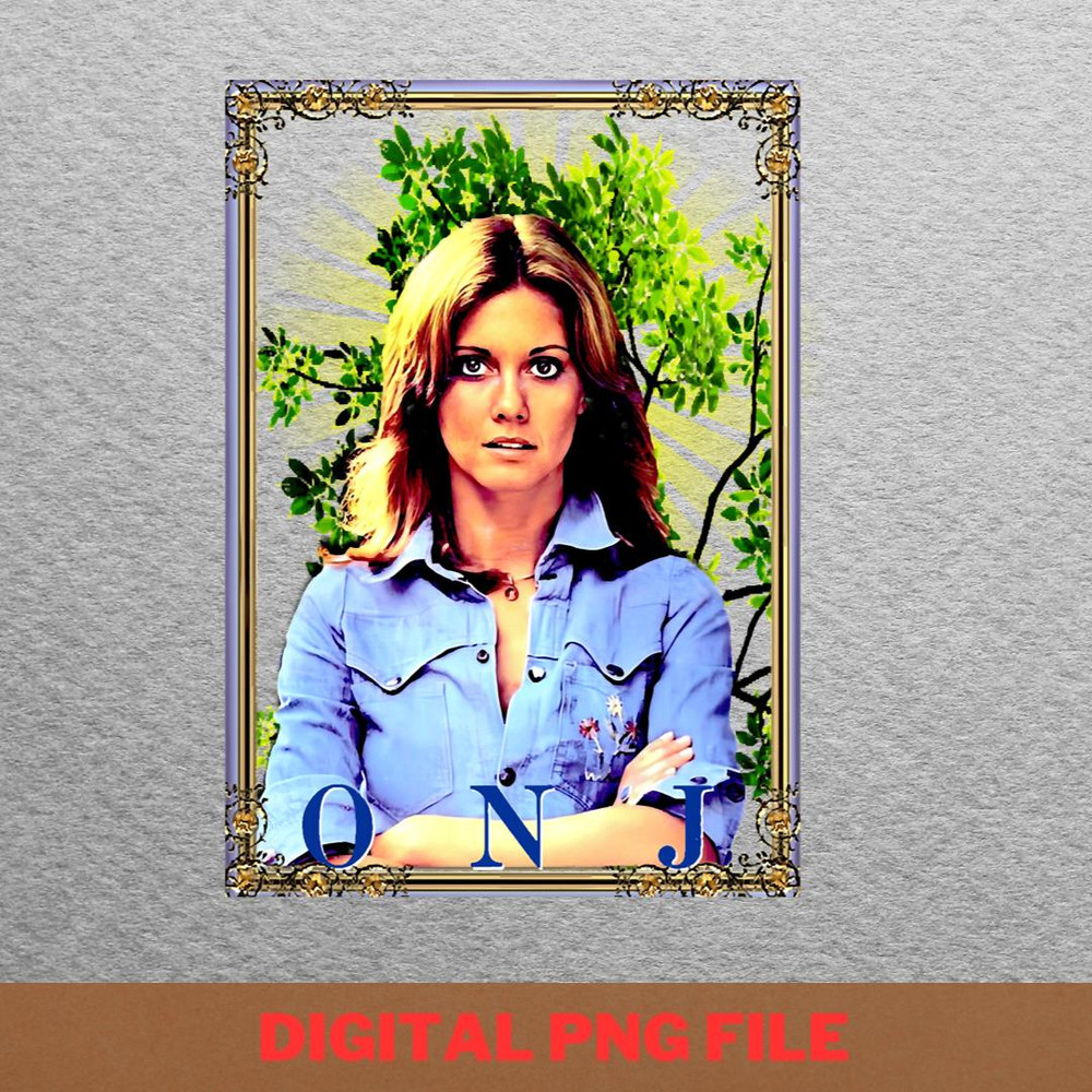 Olivia Newton John Curly Hair PNG, Olivia Newton John PNG, John Travolta Digital Png Files.jpg