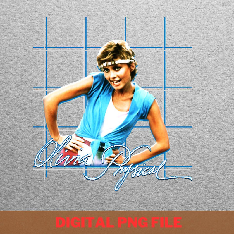 Olivia Newton John Exercise Outfit PNG, Olivia Newton John PNG, John Travolta Digital Png Files.jpg
