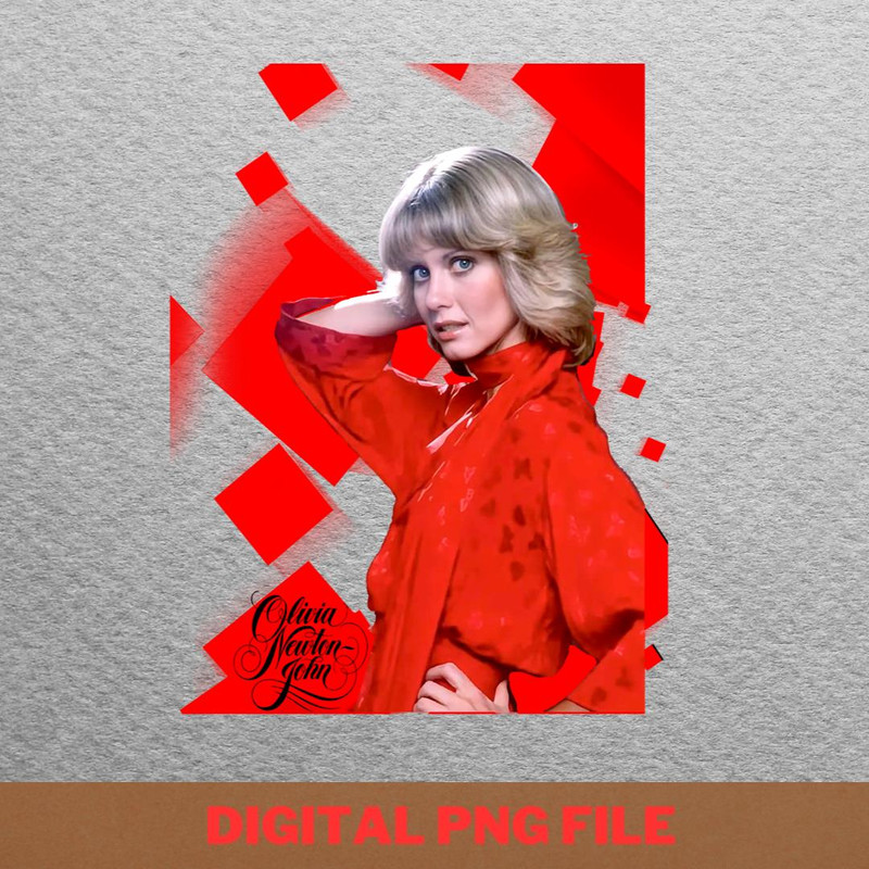 Olivia Newton John Get Physical PNG, Olivia Newton John PNG, John Travolta Digital Png Files.jpg