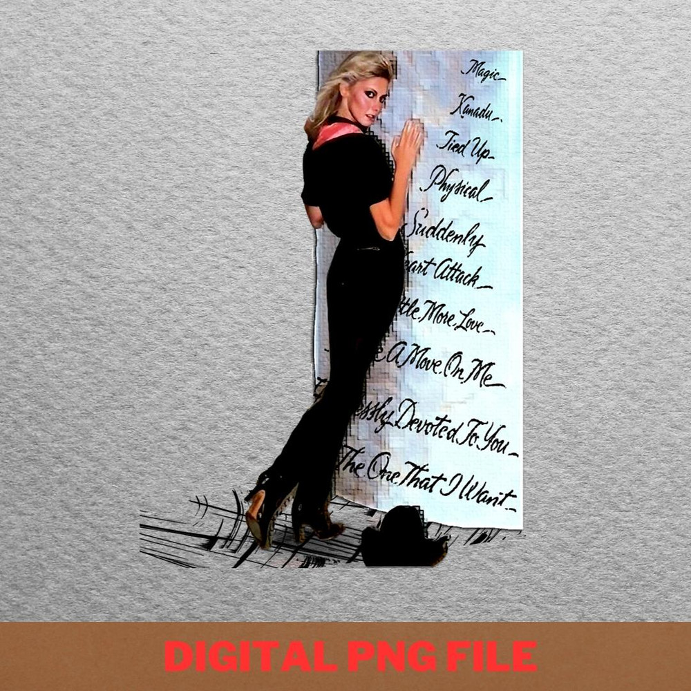 Olivia Newton John Heartfelt Ballads PNG, Olivia Newton John PNG, John Travolta Digital Png Files.jpg