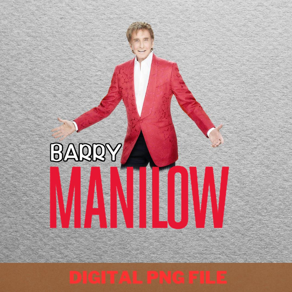 Barry Manilow Romantic Crooner PNG, Barry Manilow PNG.jpg