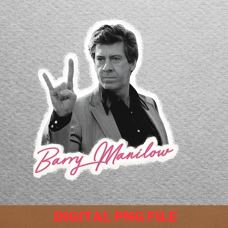 Barry Manilow Stage Splendor PNG, Barry Manilow PNG.jpg