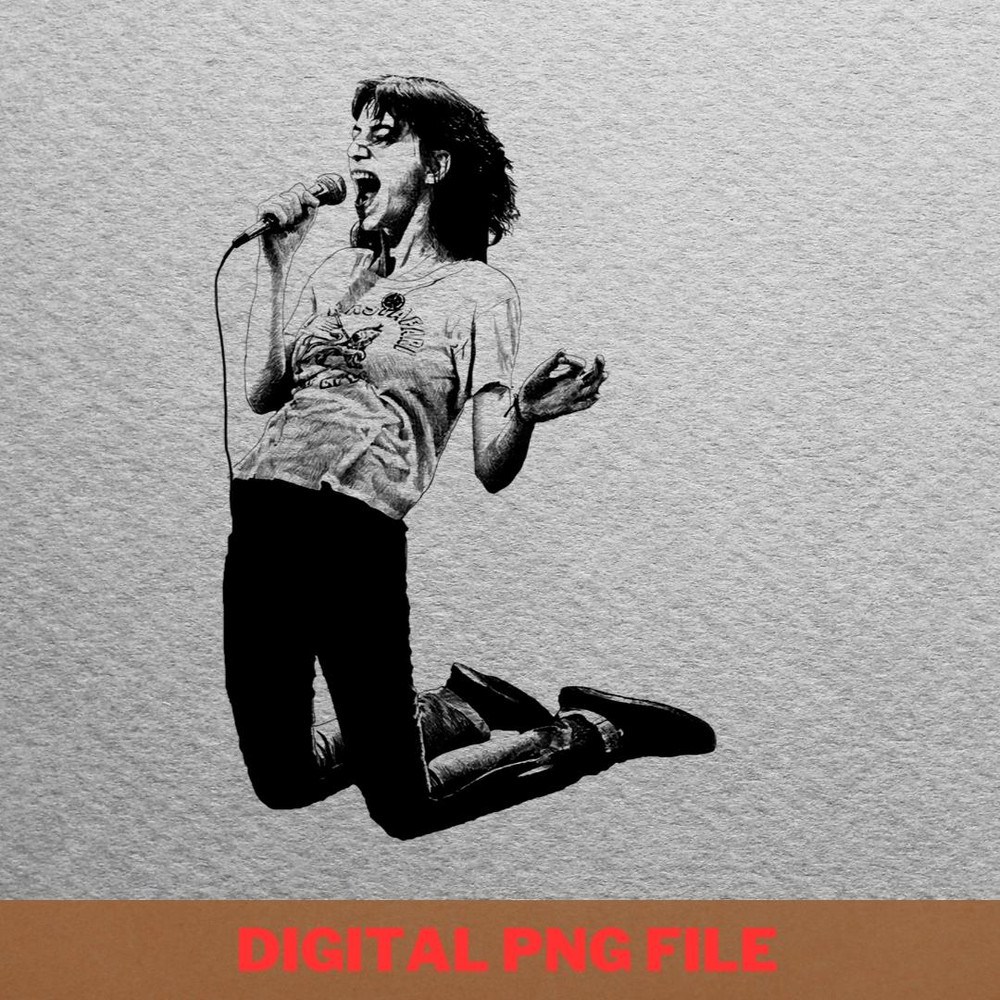 Patti Smith Kurt Cobain PNG, Patti Smith PNG.jpg