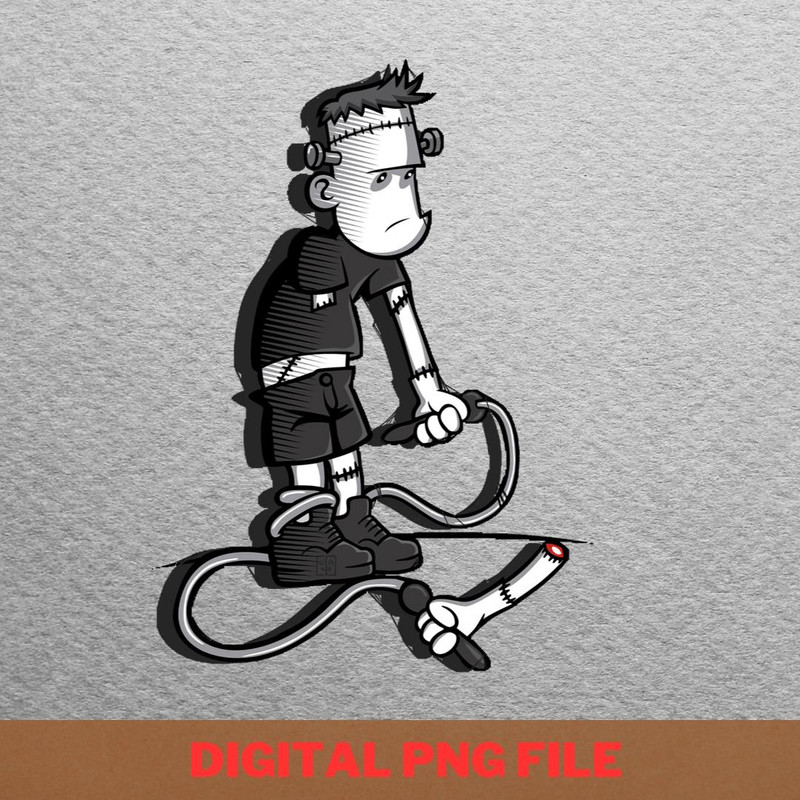 Frankenstein Fiendish Deeds PNG, Frankenstein PNG.jpg