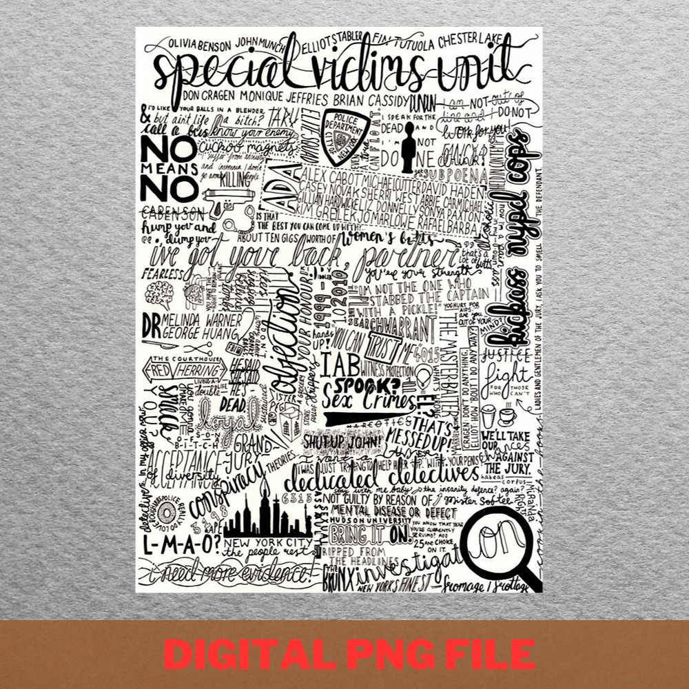 Law And Order No Evidence PNG, Law And Order PNG, Olivia Benson Digital Png Files.jpg