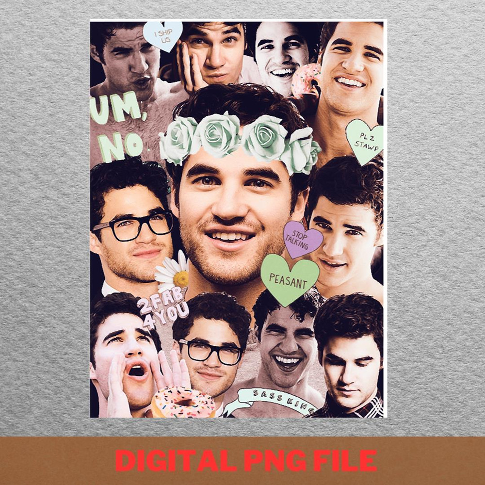 Darren Criss Early Roles, Darren Criss PNG, Chris Colfer Digital Png Files.jpg