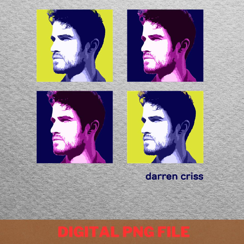 Darren Criss Music Evolution, Darren Criss PNG, Chris Colfer Digital Png Files.jpg