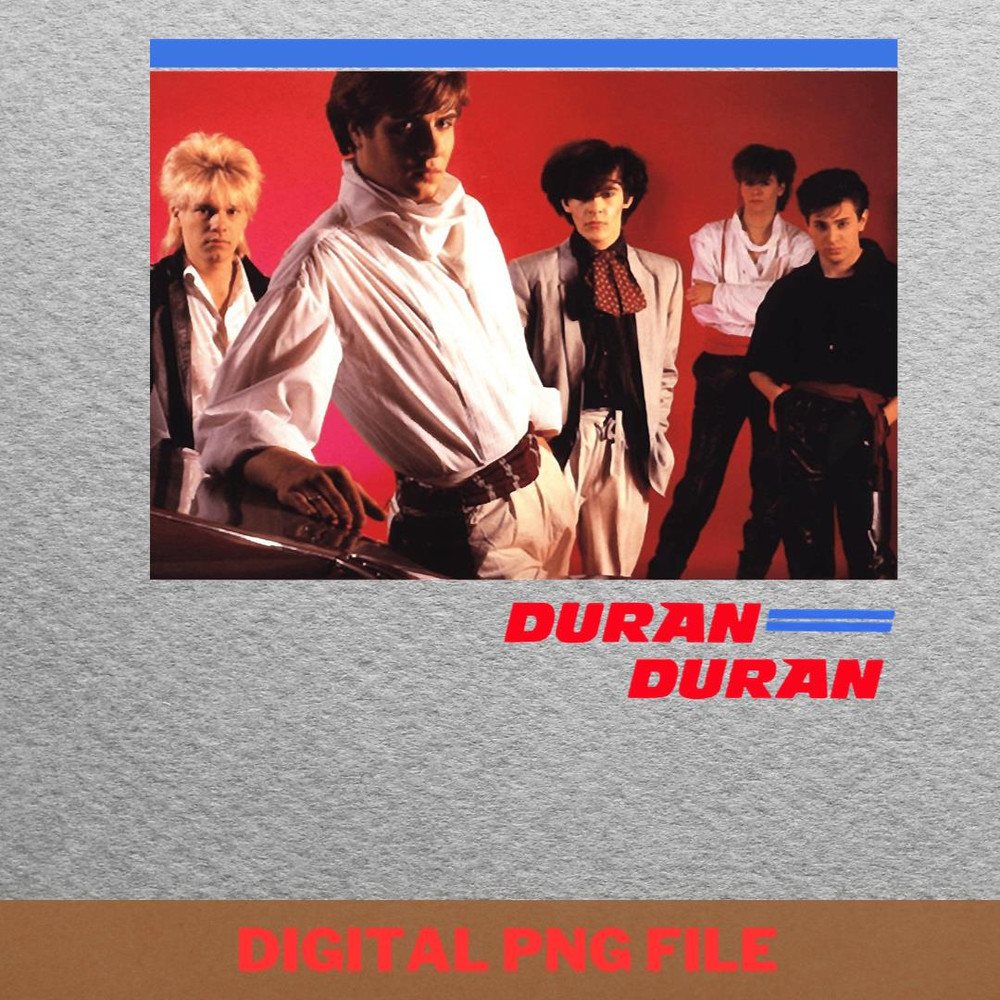 Duran Duran 1981 Classic PNG, Duran Duran PNG, New Wave Digital Png Files.jpg