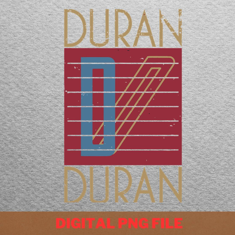 Duran Duran Iconic Journey PNG, Duran Duran PNG, New Wave Digital Png Files.jpg