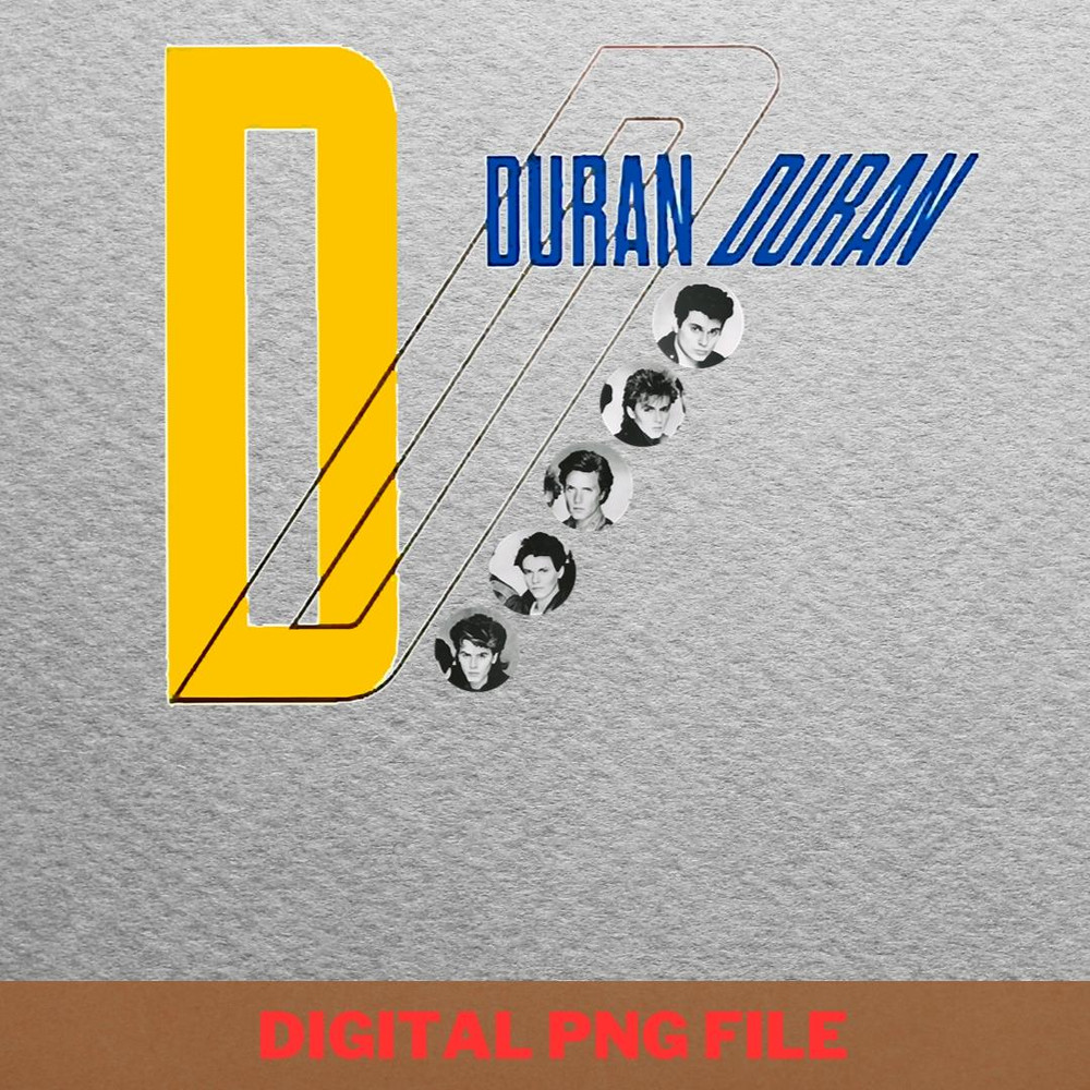 Duran Duran Memorable Tunes PNG, Duran Duran PNG, New Wave Digital Png Files.jpg