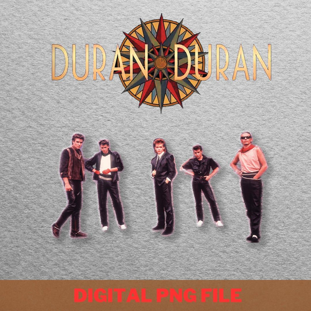 Duran Duran Music Journey PNG, Duran Duran PNG, New Wave Digital Png Files.jpg