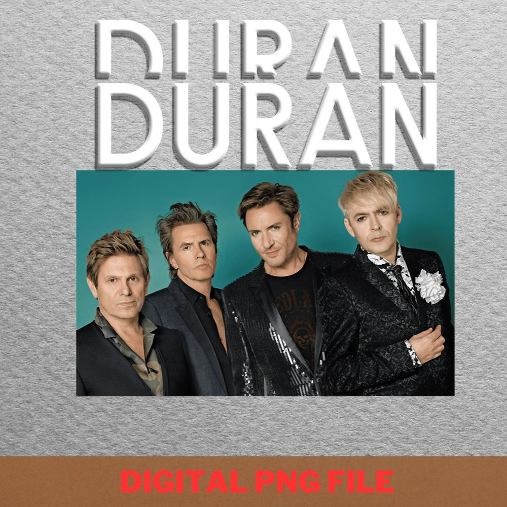 Duran Duran Pop Explorations PNG, Duran Duran PNG, New Wave Digital Png Files.jpg