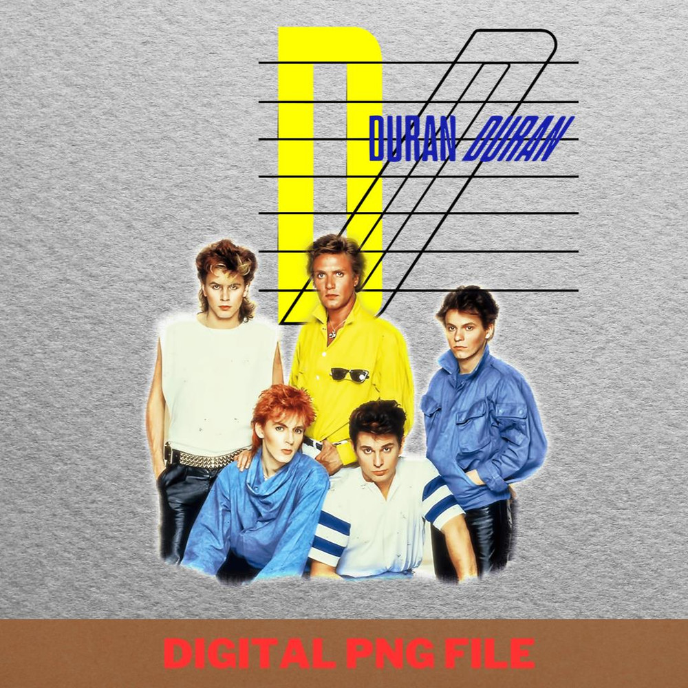 Duran Duran Timeless Jams PNG, Duran Duran PNG, New Wave Digital Png Files.jpg
