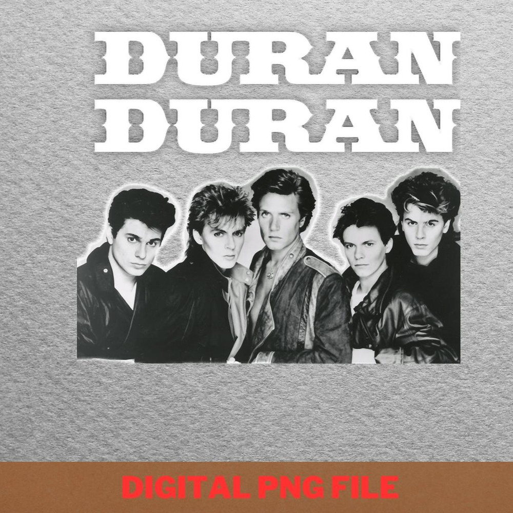 Duran Duran Vibrant Sound PNG, Duran Duran PNG, New Wave Digital Png Files.jpg