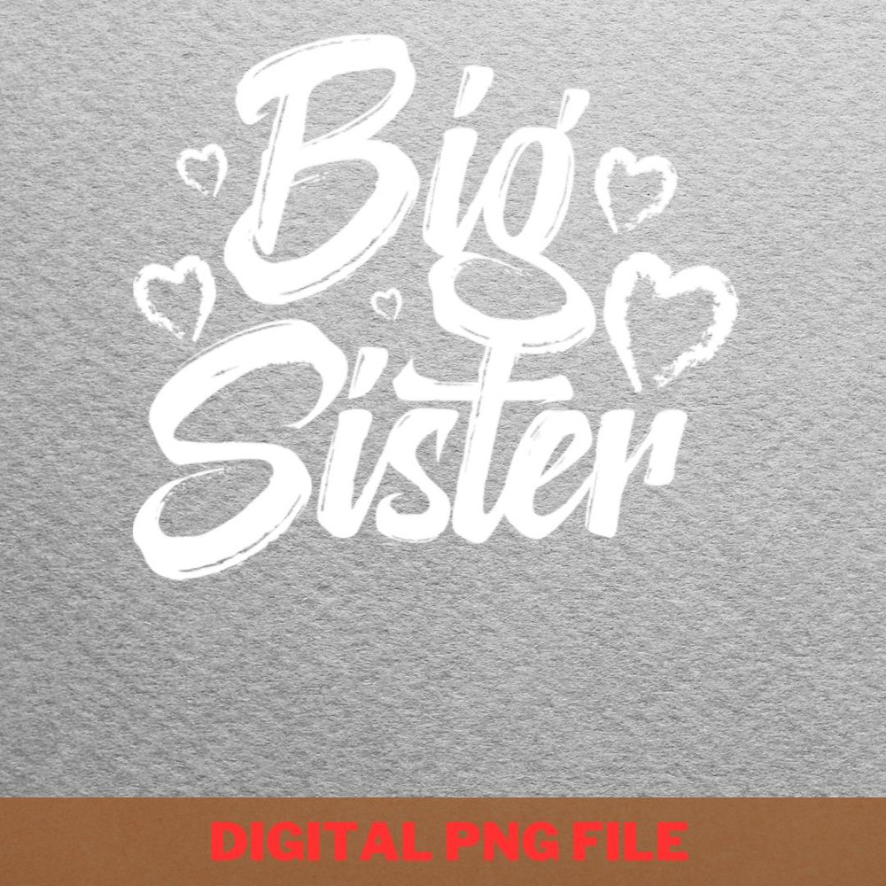 Big Sister Enjoys PNG, Big Sister PNG, New Baby Digital Png Files.jpg