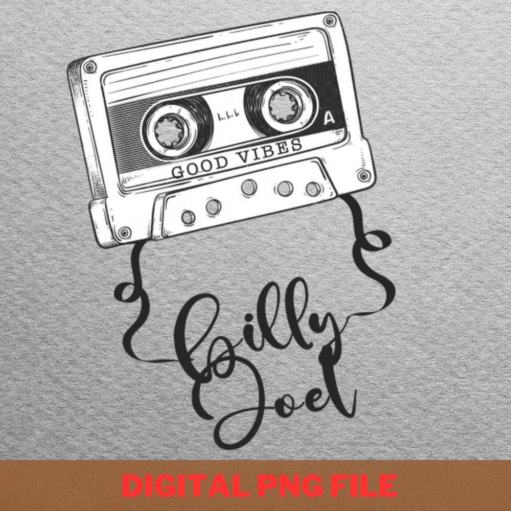 Billy Joel Greatest Hits PNG, Billy Joel PNG, Piano Man Digital Png Files.jpg