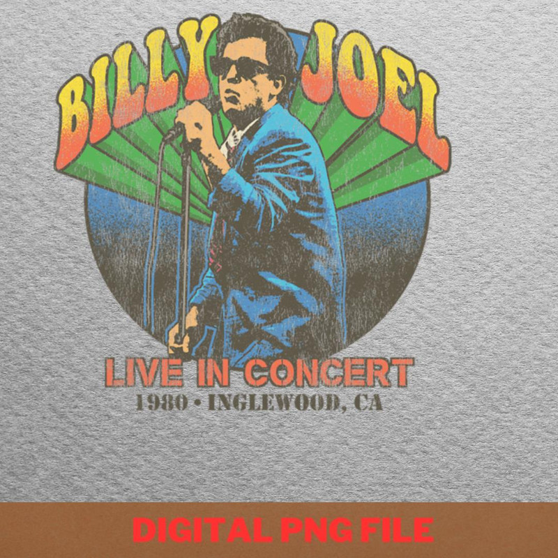 Billy Joel Chart Toppers PNG, Billy Joel PNG, Piano Man Digital Png Files.jpg