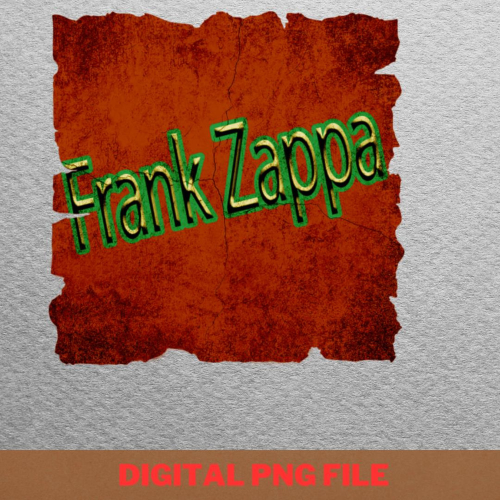 Frank Zappa Iconic Maverick PNG, Frank Zappa PNG, 70s Style Digital Png Files.jpg