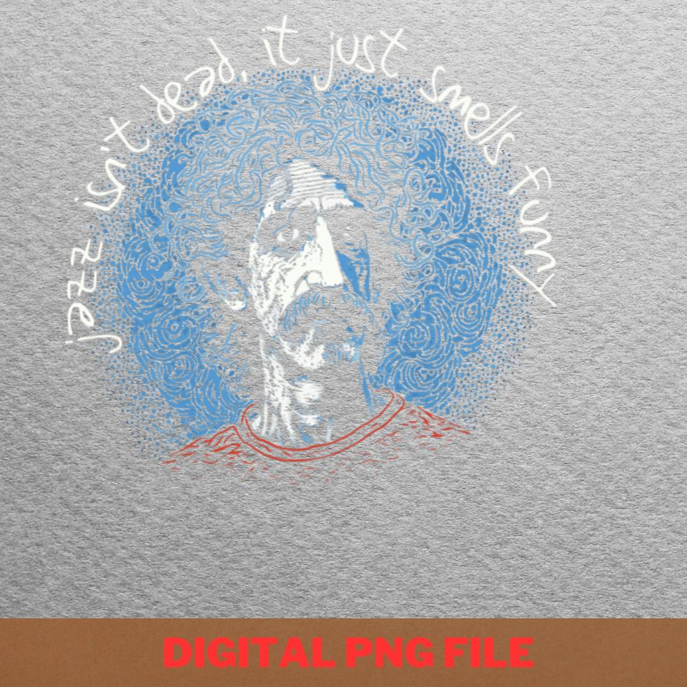 Frank Zappa Multifaceted Artistry PNG, Frank Zappa PNG, 70s Style Digital Png Files.jpg