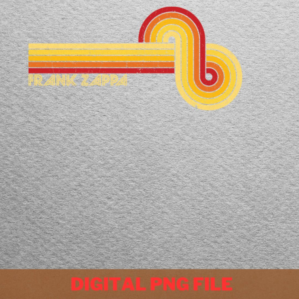 Frank Zappa Rebellious Maverick PNG, Frank Zappa PNG, 70s Style Digital Png Files.jpg