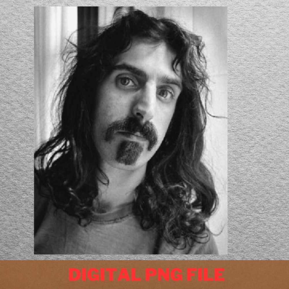 Frank Zappa Subversive Legend PNG, Frank Zappa PNG, 70s Style Digital Png Files.jpg