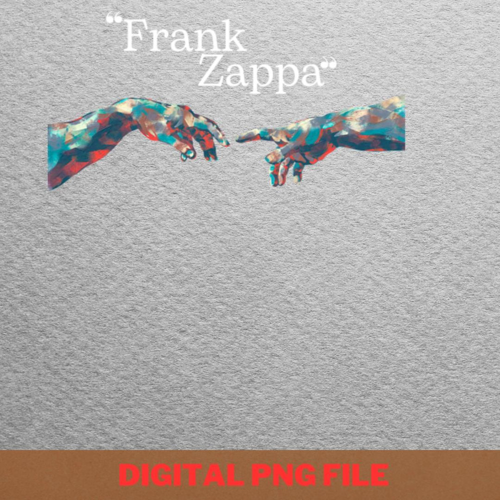 Frank Zappa Uncompromising Iconoclast PNG, Frank Zappa PNG, 70s Style Digital Png Files.jpg