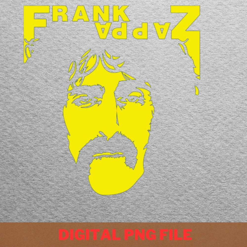 Frank Zappa Unconventional Storyteller PNG, Frank Zappa PNG, 70s Style Digital Png Files.jpg