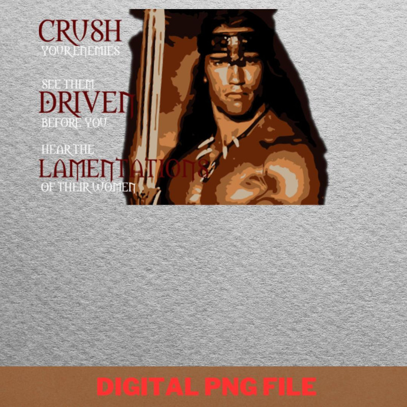 Conan The Barbarian Wild Beast PNG, Audrey Hepburn PNG, Breakfast At Tiffanys Digital Png Files.jpg
