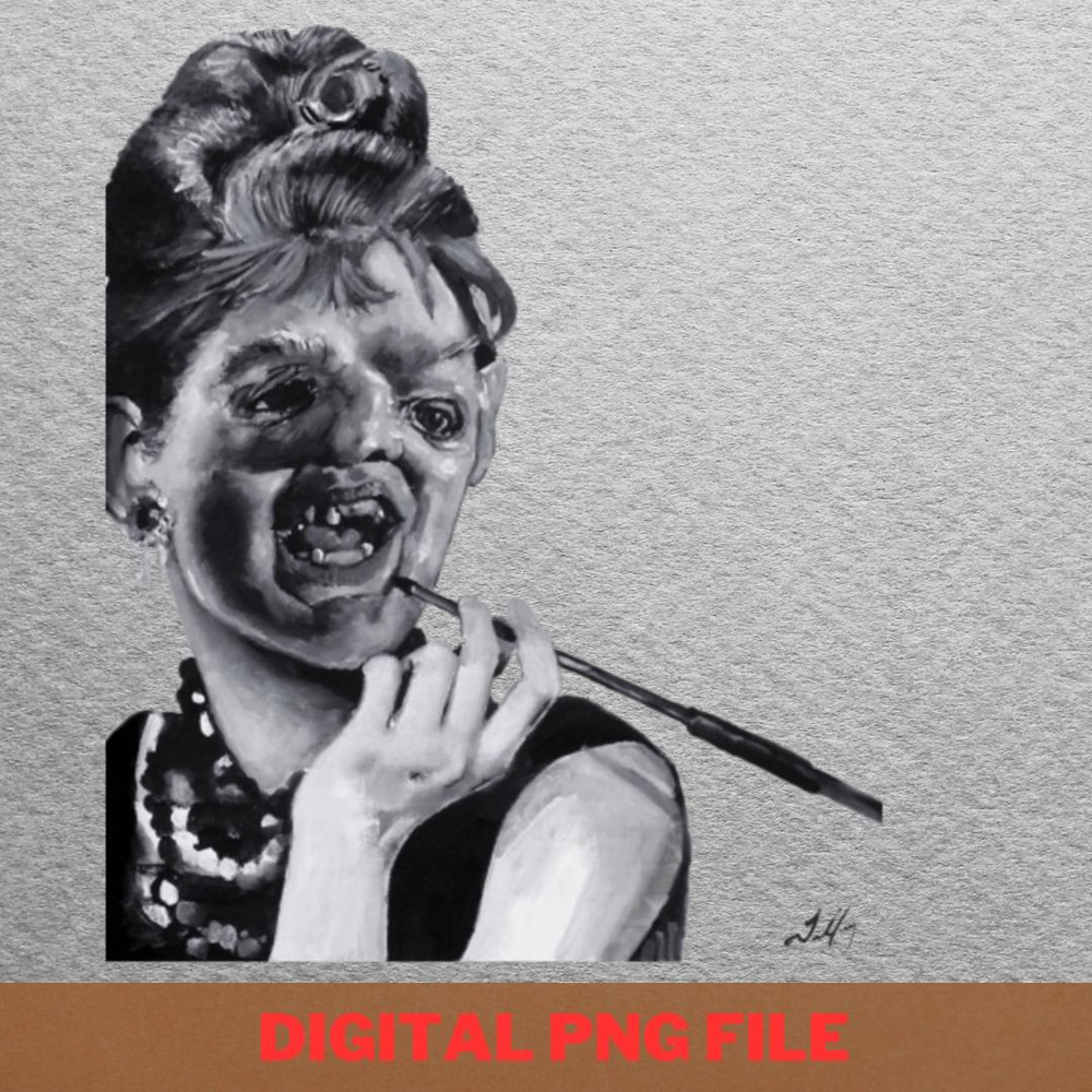 Audrey Hepburn Noble PNG, Audrey Hepburn PNG, Breakfast At Tiffanys Digital Png Files.jpg