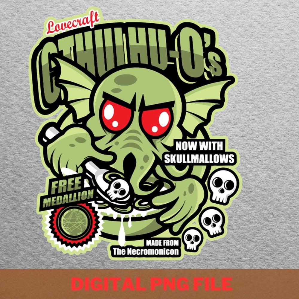 Call Of Cthulhu Enigma PNG, Hp Lovecraft PNG, Sea Monster Digital Png Files.jpg