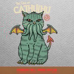 call of cthulhu gifts png, hp lovecraft png, sea monster digital png files