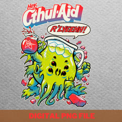 call of cthulhu madness png, hp lovecraft png, sea monster digital png files