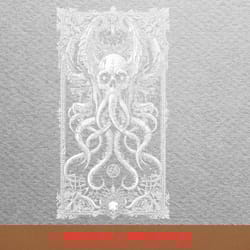 call of cthulhu rpg png, hp lovecraft png, sea monster digital png files